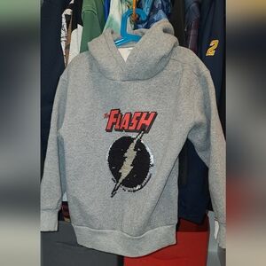 NWOT Zara Flash & DC comics Hoodie size 9 or 134 cm Sequins